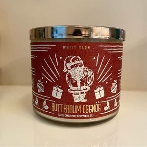 Bath & Body Works Butterrum Eggnog 3 wick candle